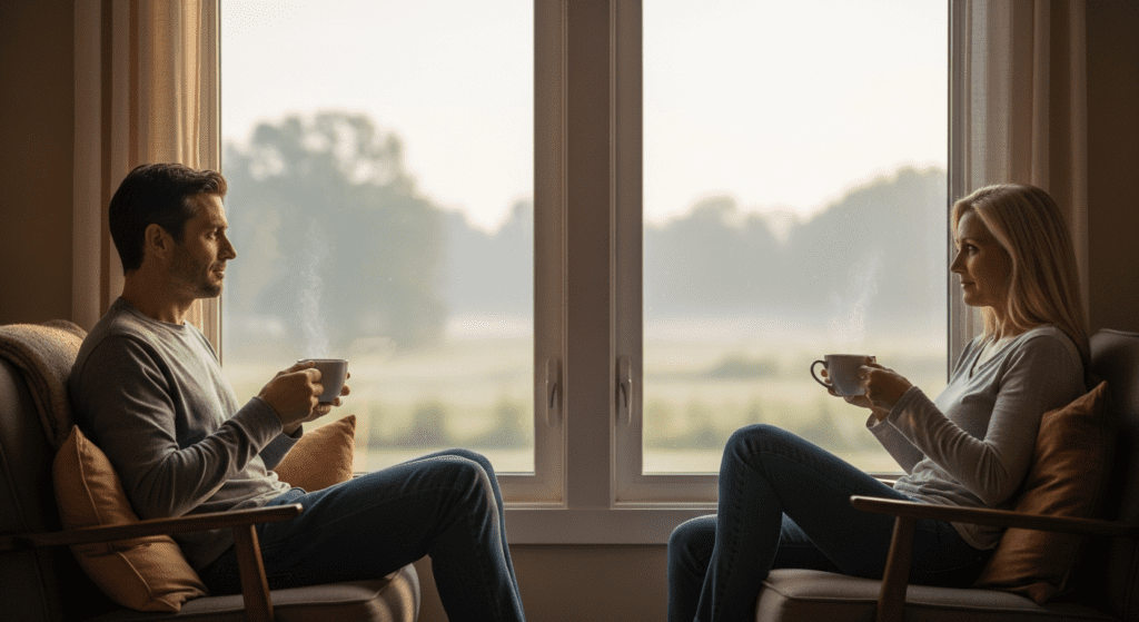 Calm morning routine without pressure