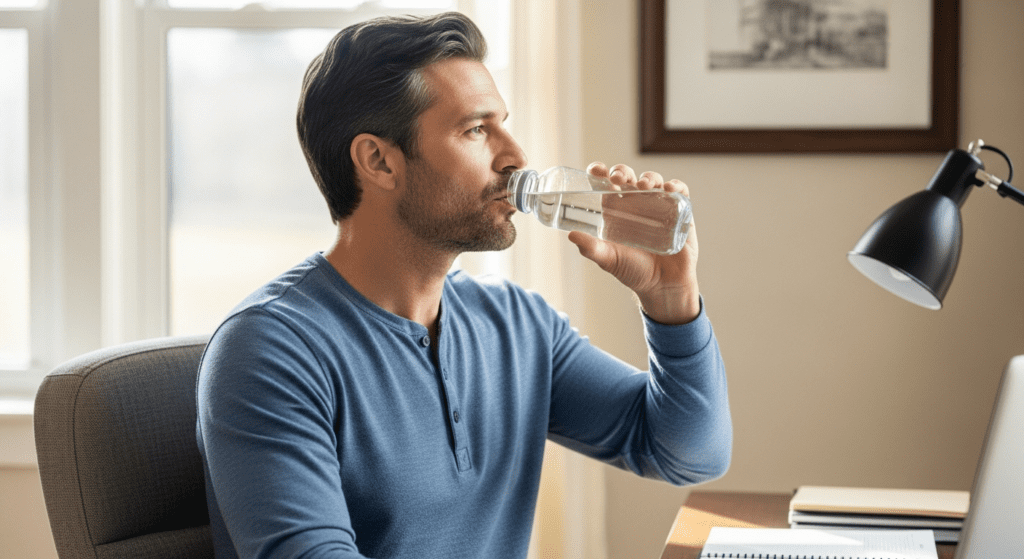 staying hydrated as a daily healthy habit for overall health