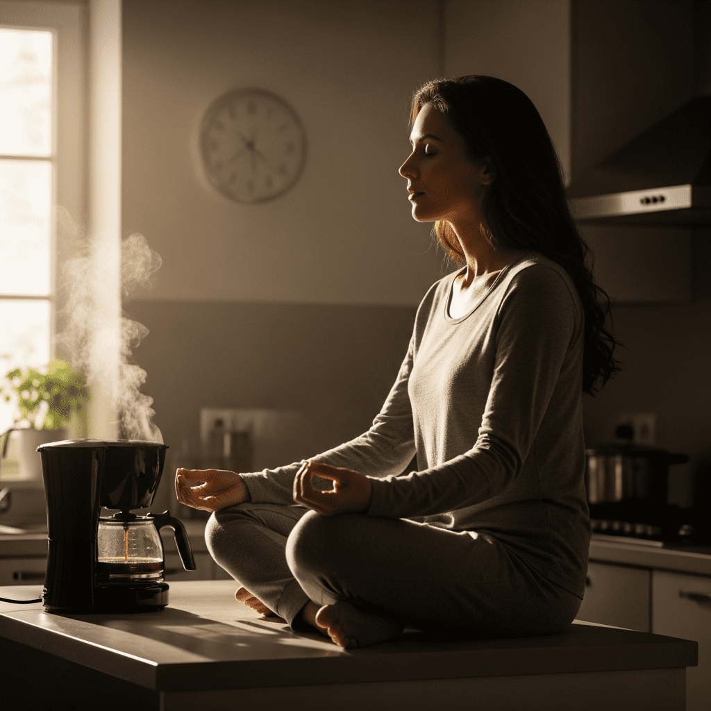 morning habits calm focus power breathing busy adults