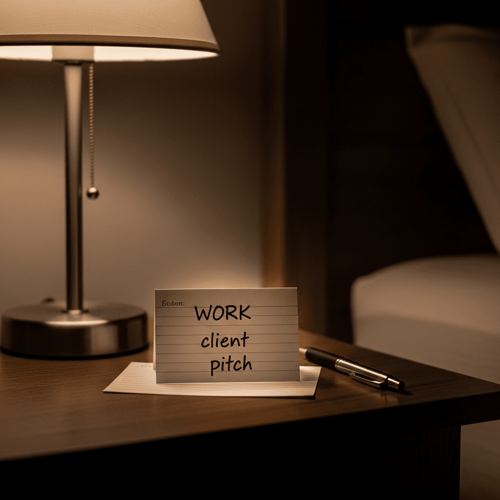 brain dump evening habits better sleep