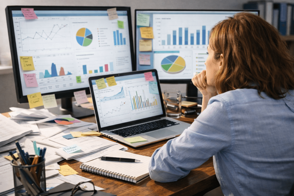 Mental overload contributing to afternoon tiredness at work