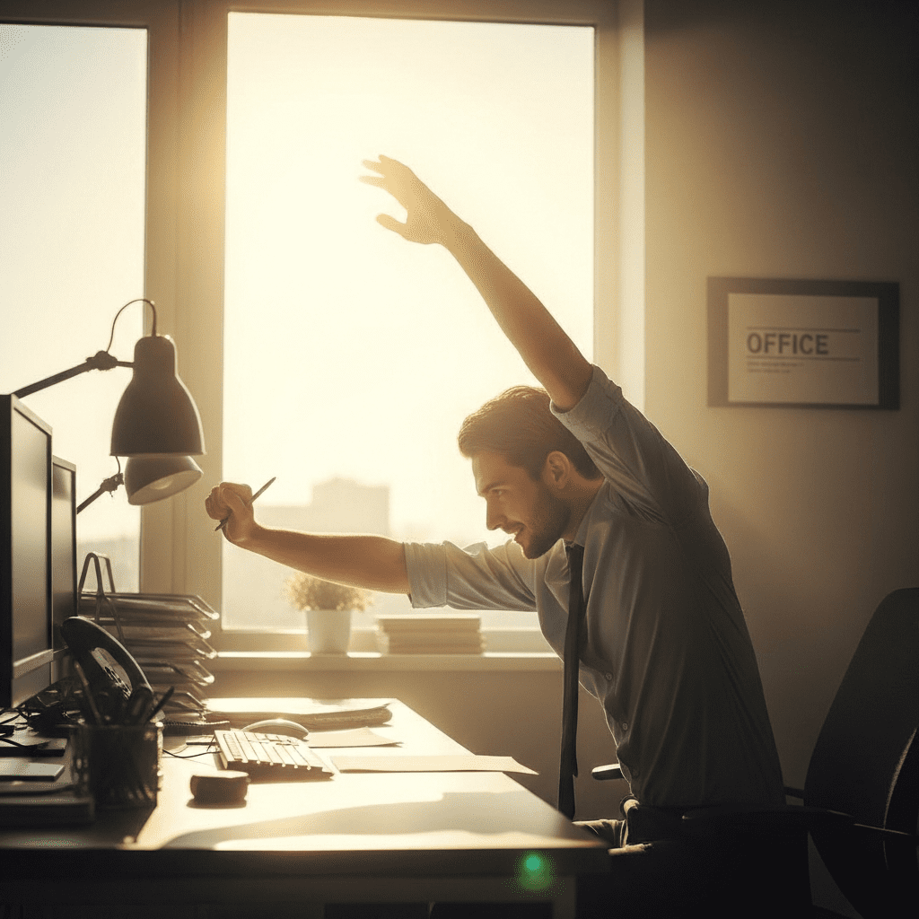 Taking a short outdoor walk to increase alertness and energy