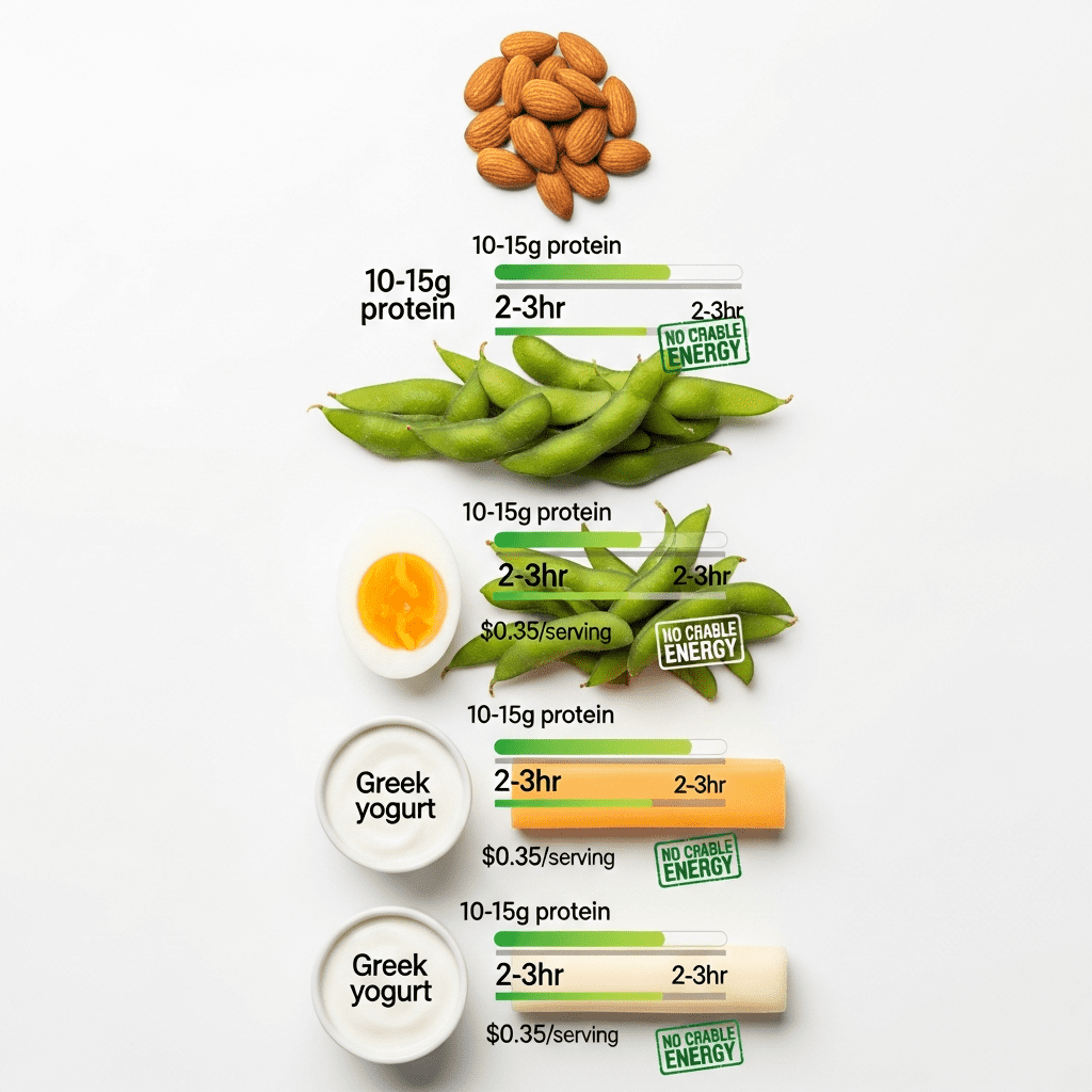 best protein snacks afternoon slump busy adults