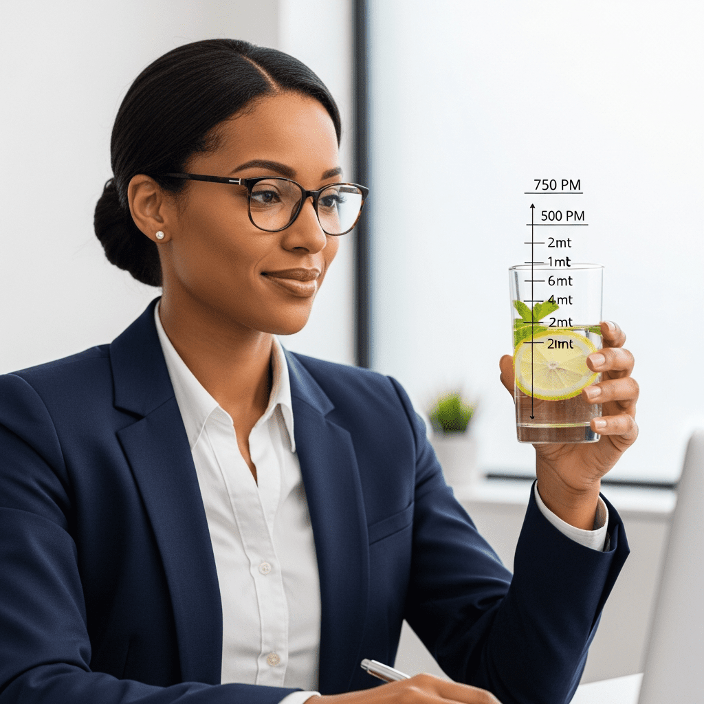 hydration tracking success 2PM line busy professional