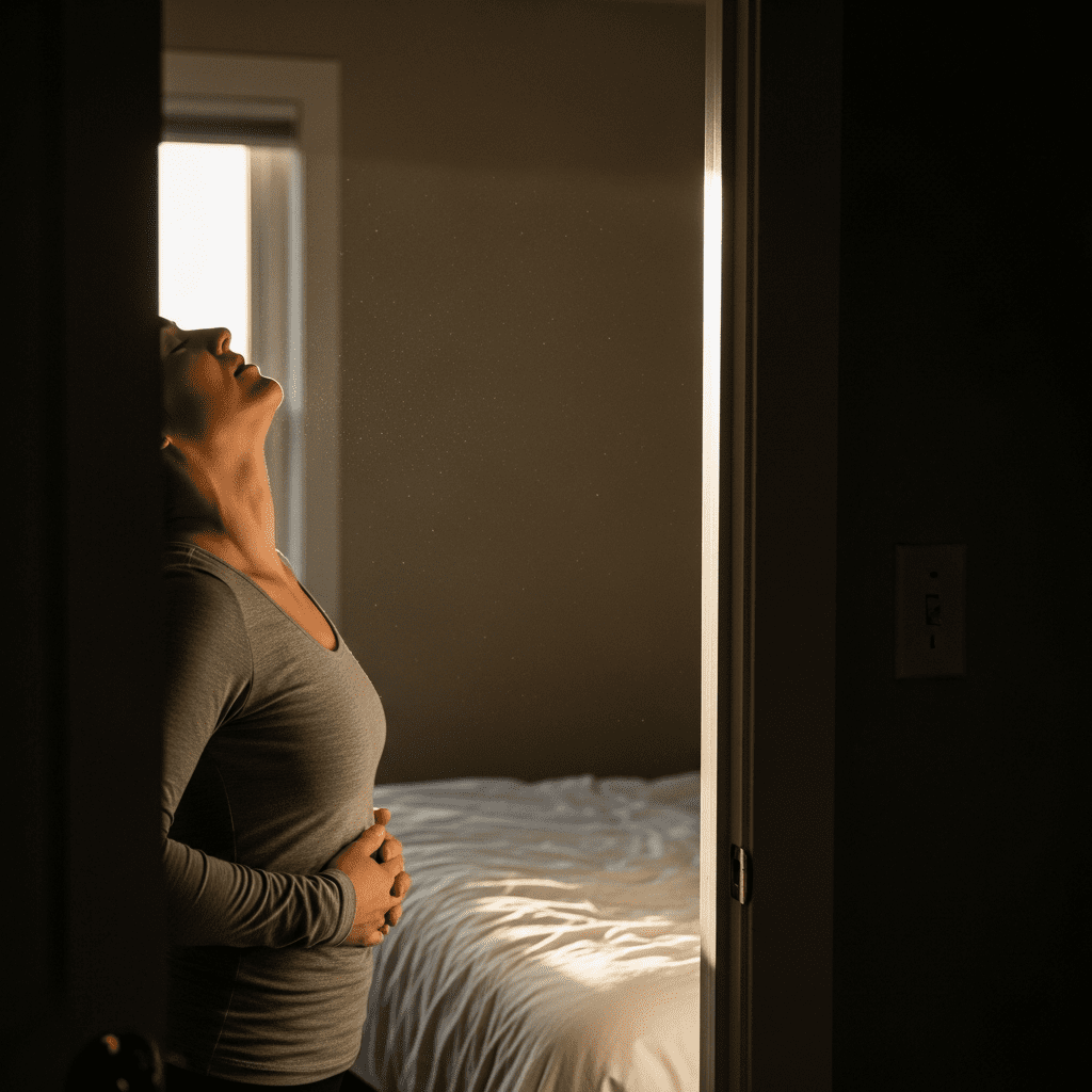 bedroom threshold breath evening reset routine