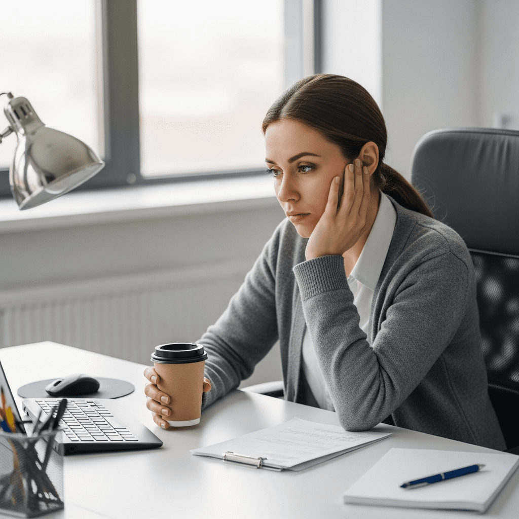 Mid-morning fatigue and brain fog caused by skipping breakfast