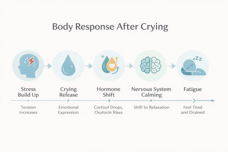 Why You Feel So Tired After Crying (Hidden Body Crash)