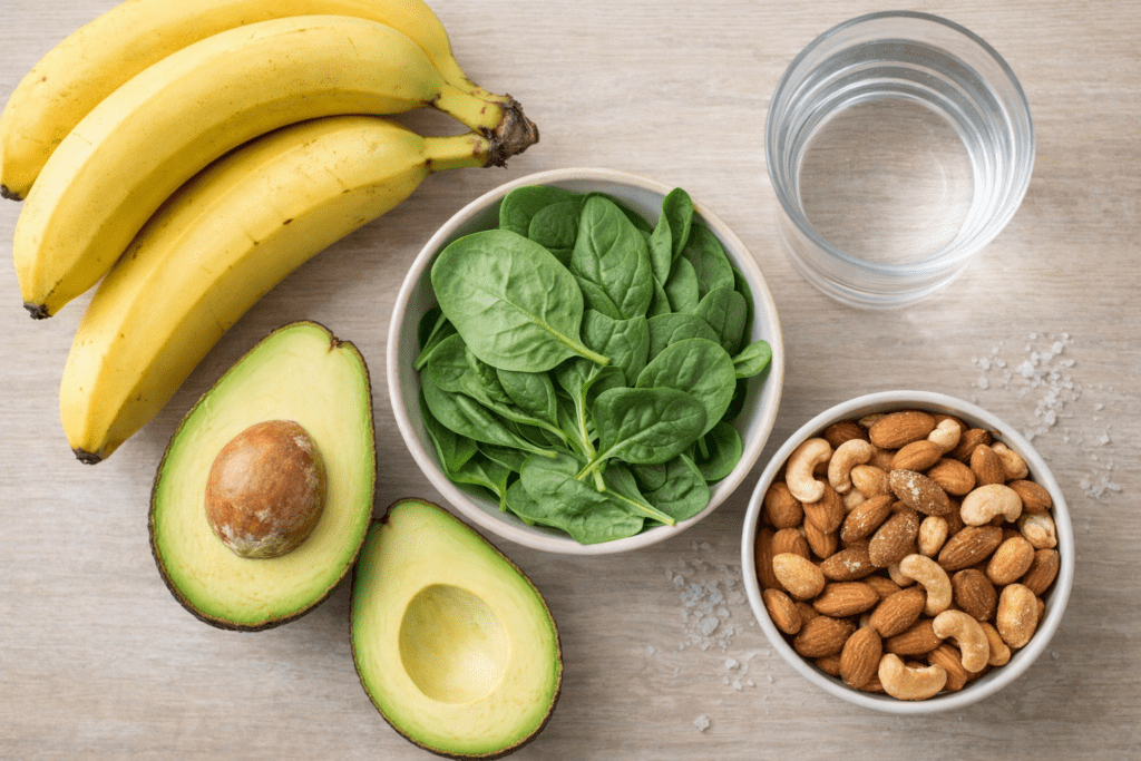 Foods that support electrolyte balance and hydration