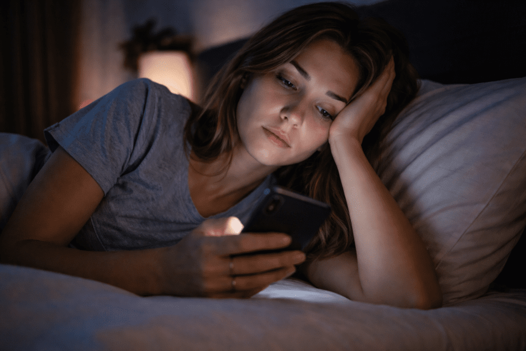 screen time mental fatigue low energy phone scrolling