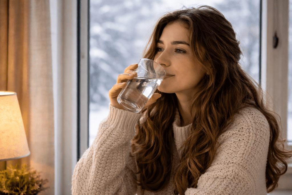 hydration helping prevent winter fatigue