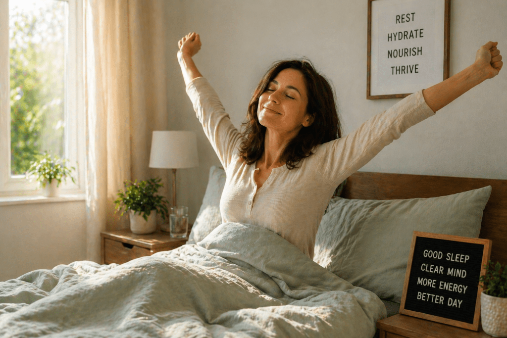waking up refreshed without alcohol sleep disruption