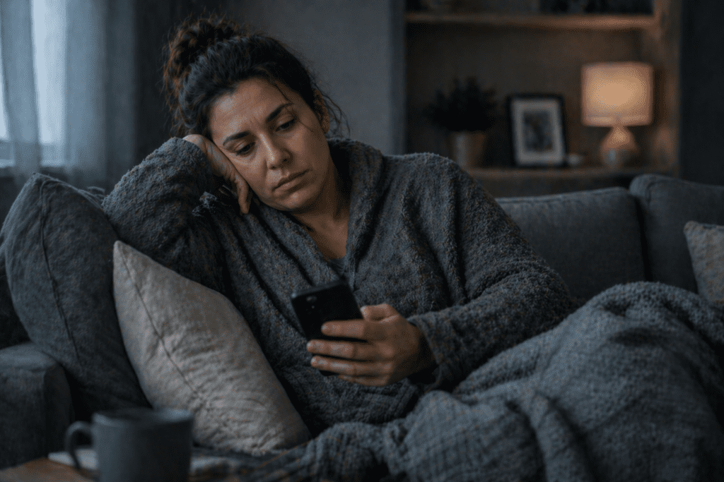 inactivity causing low energy and feeling cold