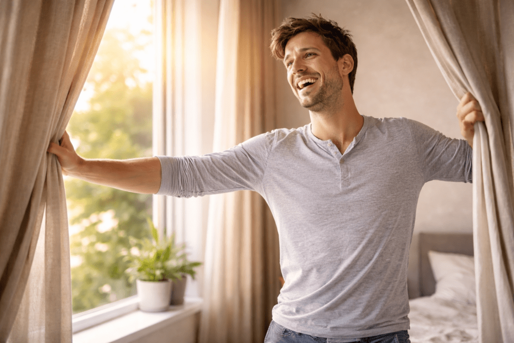 feeling energized after fixing morning fatigue routine