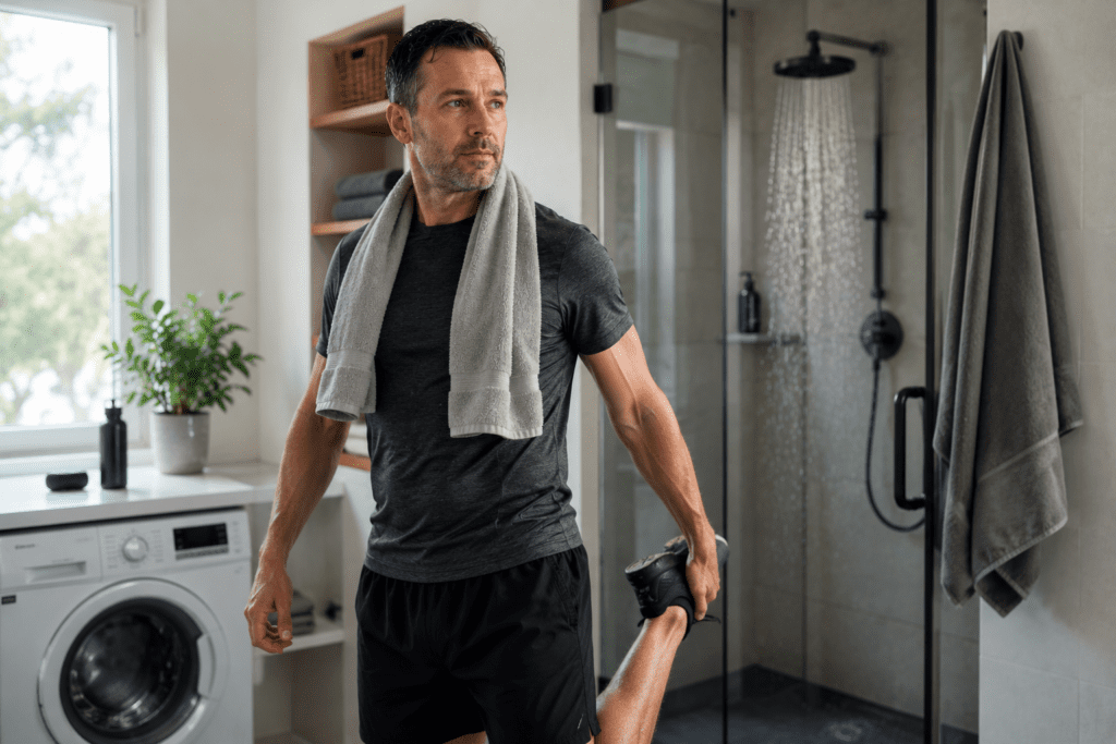 cold shower for muscle recovery and circulation response