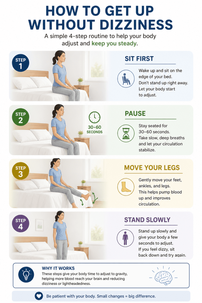 steps to get up without dizziness