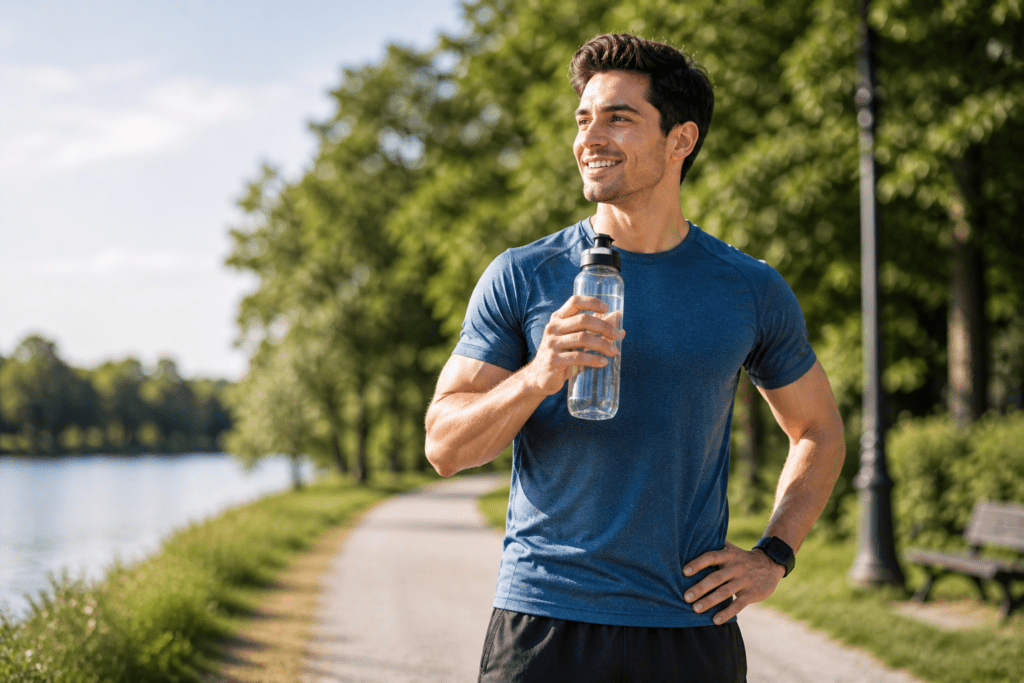 hydration helping reduce dizziness when standing and walking