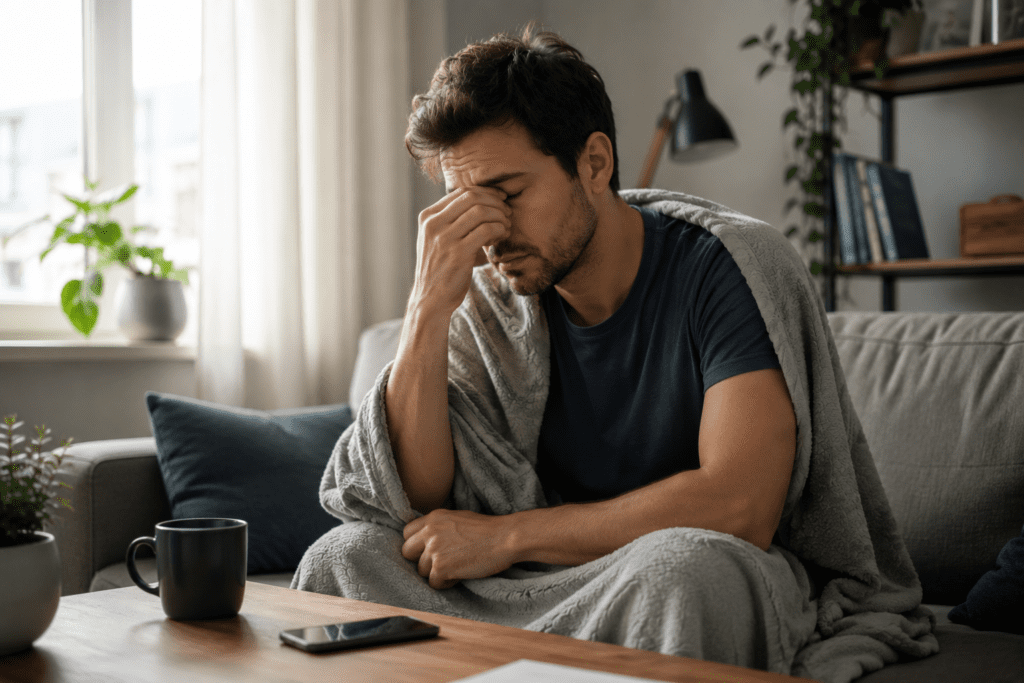 sleep pressure causing brain fog after poor sleep