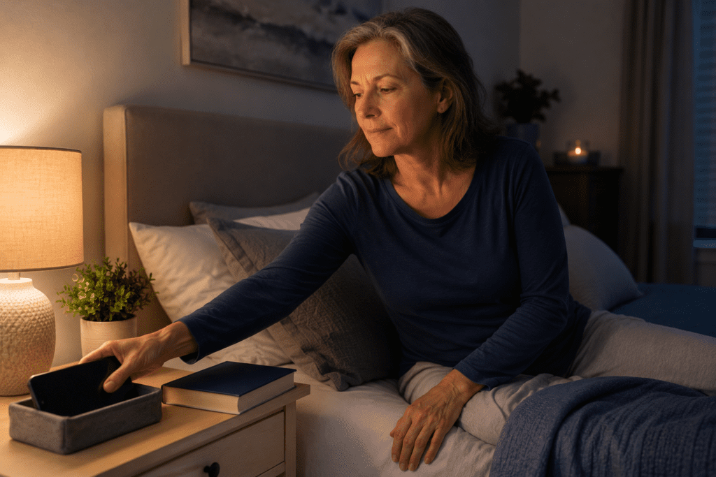 calm evening routine to support deep sleep naturally